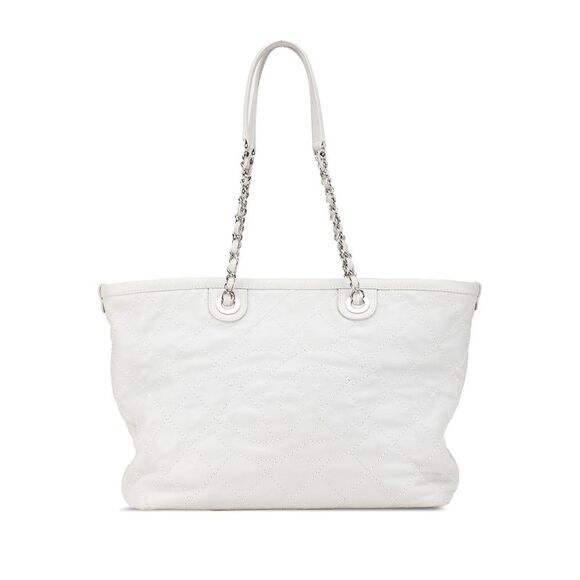 Pre Loved chanel Women Gray Tote Bags - Picture 1 of 8